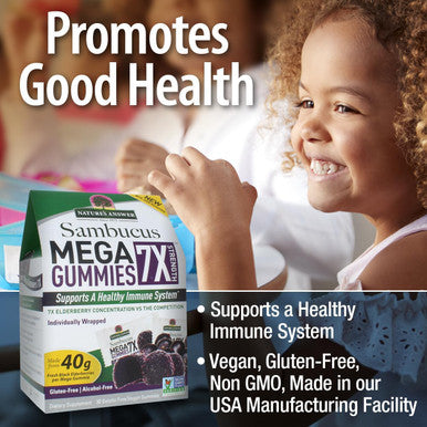 Nature'S Answer Sambucus Mega Gummies 7x (30 Gummies)
