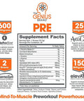 The Smart Muscle Building Bundle with Genius Pre, BCAA, & Muscle Builder