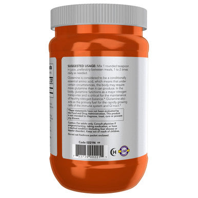 now sports L-Glutamin powder now sports 1lb 454 gm