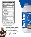 Evogen Isoject Premium Whey Isolate Loaded with BCAA EAA Ignitor Enzymes Recovery, Shakes, Smoothies Chocolate Peanut Butter 25 Servings