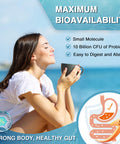 Marine Collagen Peptides Powder - Wild-Caught Fish & Grass-Fed Bovine - Type I, Iii Hydrolyzed Collagen Peptides With Probiotics