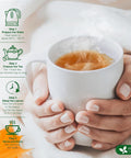 FreshDrinkUS, Premium 50 Mulberry Leaf Tea Bags, 100% Natural & Pure from Mulberry Leaves. Herbal Tea. Made with Natural Material Tea Bags. No Sugar, No Caffeine, No Gluten, Vegan.