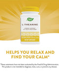 Nature'S Way L-Theanine, Stress Support*, Promotes Relaxation*, 200 Mg Potency, 180 Vegetarian Capsules