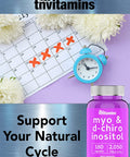 Myo Inositol & D-Chiro Inositol (2,050mg - 180 Capsules) | Hormone Balance for Women* | 40:1 Ratio | Ovulation, Ovarian, Menstruation & Fertility Support Supplement*