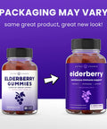 Elderberry Gummies Sambucus Elderberry Gummies For Adults & Kids Vitamin C Propolis & Echinacea Max Strength Immune Support Gummies Natural Berry Flavor 120 Gummies (2 Pack)