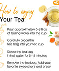 FreshDrinkUS, Premium 50 Mulberry Leaf Tea Bags, 100% Natural & Pure from Mulberry Leaves. Herbal Tea. Made with Natural Material Tea Bags. No Sugar, No Caffeine, No Gluten, Vegan.