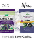 Natures Way Sambucus Organic Zinc Lozenges, Elderberry and Zinc Lozenges with Vitamin C, Certified Organic, Berry Flavored, 24 Lozenges