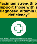 Nature Made Maximum Strength Vitamin D3 10000 Iu (250 Mcg) Dietary Supplement For Bone Teeth Muscle And Immune Health Support 60 Softgels 60 Day Supply