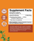 Natures Craft White Kidney Bean Energy Booster - White Kidney Bean Extract Pill and Natural Vegetarian Supplements - Natural Energy Pills and White Bean Extract Supplements