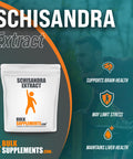 BulkSupplements Schisandra Extract Powder - Schisandra Supplement, from Schisandra Berries - 1000mg of Schisandra Berry Extract , (250 Grams - 8.8 oz)