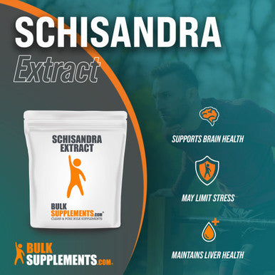 BulkSupplements Schisandra Extract Powder - Schisandra Supplement, from Schisandra Berries - 1000mg of Schisandra Berry Extract , (250 Grams - 8.8 oz)