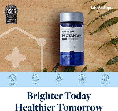Lifevantage Protandim Nad Synergizer, 60 Capsules, Nad Supplement Supports A Healthy Vascular System, Energy Supplements, And Focus Vitamins, Nad Supplements For Cellular Waste And Overall Health