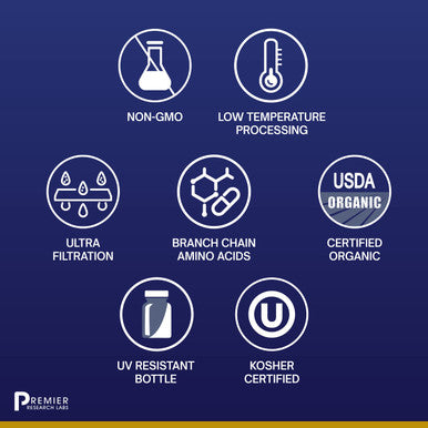 Premier Research Labs Whey Protein - Organic Protein With Essential Amino Acids For Good Health - Great-Tasting & Highly Nutritio