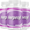 IDEAL PERFORMANCE 3 Pack Herpesyl Pills Capsules Supplement Tablets Purple Bottle 180 Capsules