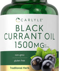 Carlyle Black Currant Oil Softgels | 1500mg | 200 Count | Non-GMO and Gluten Formula | Black Currant Seed Oil