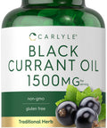 Carlyle Black Currant Oil Softgels | 1500Mg | 200 Count | Non-Gmo And Gluten Free Formula | Black Currant Seed Oil