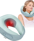Neck Massager, Neck Massager For Pain Relief Deep Tissue,Shiatsu Neck Massager With Heat,Rechargeable 3D Kneading Massager For Home Office Car Travel,Gifts For Women Men