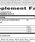 Biochem Vegan Instantized BCAA Powder Great Tasting Natural Peach Mango 211 Ratio Supports Protein Synthesis Muscle Recovery Pre Intra Post Workout Nothing Artificial 30 Servings