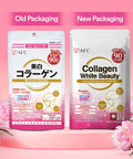 AFC Japan Collagen White Beauty with Marine Collagen Peptide, Glutathione, L-Cystine - 1.5X Better Absorption Than Other Collagen for Skin Firmness & Whitening 90 Days Supply's