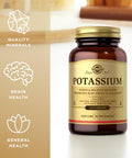 Solgar Potassium - 100 Tablets - Nerve & Muscle Health Promotes Electrolyte Balance - Vegan Gluten & Dairy Free Kosher - 100 Servings