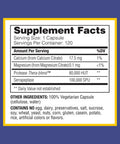 Enzymedica, Serragold, Supports Recovery, Immune And Cardiovascular System, Natural Supplement, 120 Count