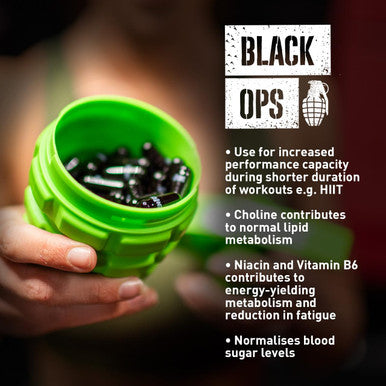 Grenade Black Ops Weight Management Capsules - Pack of 100 Capsules