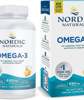 Nordic Naturals, Omega-3, Lemon, 1000 mg, 120 Soft Gels