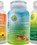 Daily Multivitamin Plus For Men Women With Iron Bundle Up With Liposomal Vitamin C For Immune Support Supplement Liposomal Glutathione An Antioxidant Immune And Cardiovascular System Support