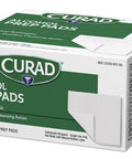 Curad Alcohol Disinfectant Prep Pads 2-ply Medium Size 200 Count