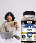 Kaya Naturals CrampAWay Magnesium Glycinate 183mg (180 Count (Pack of 1))