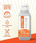 Bulletproof Brain Octane Premium C8 Mct Oil From Non-Gmo Coconuts Plus Grass-Fed Ghee Bundle, Keto Supplement For Sustained Energy, Appetite Control And Energy, Great For Coffee And Cooking