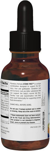 Planetary Herbals Stone Free Liquid Extract Supplement 8 oz