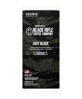 Black Rifle Coffee Company Single Serve K Cups Just Black Medium Roast Coffee Rounds 32 Count