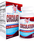 Elevate Recovery Supplements Vein & Leg Circulation Support Supplement (All-In-1) With 8 Active Ingredients - Natural Blood Circulation Booster - Vein Health Formula - Leg & Vein Supplements - 90 Capsules