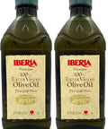 Iberia Extra Virgin Olive Oil,(Spanish Extra Virgin Olive Oil, First Cold Pressed, Kosher), 51 Fl Oz