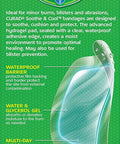 Curad Soothe and Cool Clear Gel Bandages 8 Count (Pack of 3)