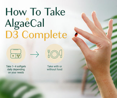 ALGAECAL 4-in-1 Vitamin D3 K2 Complete - ADK Vitamin Supplement Enhanced Immune Support & Bone Health with D3 K2 A & E - Whole Body Wellness & Bone Strength 60 Easy-Swallow Softgels Made in USA