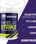 6AM RUN Heel Strike Hydrolyzed Collagen Powder Unflavored Collagen Peptides Powder for Running Keto/Vegan Friendly Collagen Protein Powder for Men and Women Collagen Supplements for Health