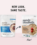 Purely Elizabeth Superfood Oatmeal, Original, Vegan Friendly, USDA Certified Organic, Gluten Free & Non-GMO, 10 Ounce (Pack of 6)