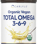 Carlyle Omega 3 6 9 | 16 Fl Oz | Cold Pressed | Usda Certified Organic, Vegan Supplement | Vegetarian, Non-Gmo, Gluten Free, And