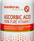 NutriBiotic Ascorbic Acid Vitamin C Powder Pharmaceutical Grade LAscorbic Acid 2000 Mg Per Serving Essential Immune and Antioxidant Collagen Support Supplement Vegan Gluten and GMO 16 Oz