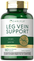 Carlyle Leg Vein Supplement | 180 Capsules | Supports Healthy Vein Function | Non-Gmo, Gluten Free