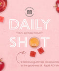 Vitabright Vegan Apple Cider Vinegar Gummies High Strength 1000mg Raw & Unfiltered 60 Apple Cider Gummies That Work Fast (1 Month) Apple Cider Vinegar Gummy Vitamin C Chromium Pomegranate VitaBright ACV