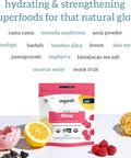 Organifi Glow - Vegan Collagen Powder For Women - Organic Flavored Water Ingredient, 30 Servings