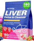 Gayolptian Liver Detox Cleanse & Repair Milk Thistle Liver Detox Herbal 180 Gummies 2000Mg