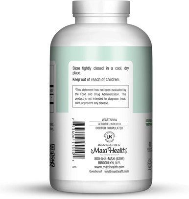 Maxi Health Empty 00 Capsules 500 Count Vegetarian - Kosher