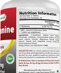 Best Naturals L-Glutamine 1000mg Fuel for Workout (Non-GMO) Tablets 180 Count