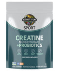 Garden of Life Creatine Monohydrate Powder For Women And Men Micronized Pre Workout With Probiotics For Muscle Strength Performance Sport Amino Energy About 60 Easy To Mix Unflavored Servings