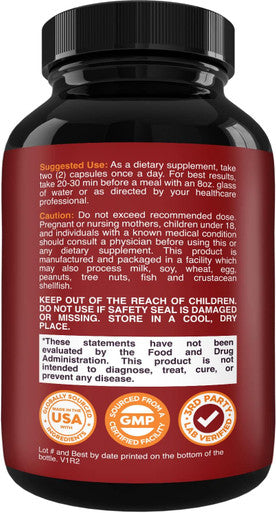 Natures Craft Nitric Oxide Support Pills Natural Workout Supplement and Exercise Enhancer Boost Energy Strength Recovery Muscle Builder Pure L Arginine and L Citrulline Amino Acid Capsules by natures craft