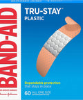 Band-Aid Plastic Strips All One Size 60 Each (Pack Of 7)